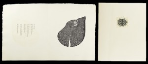 詩画集 卵 ／ 日和崎尊夫：版画 嶋岡晨：詩