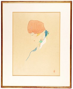 うつむく美人（仮題） ／ ポール・ジャクレー