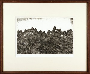 風景 ／ 駒井哲郎