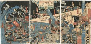 青物魚軍勢大合戦之図 ／ 広景