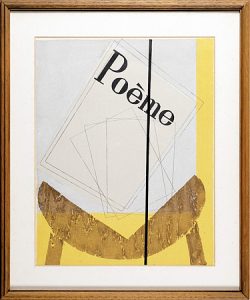 コンポジション No.2 文字 ／ 恩地孝四郎