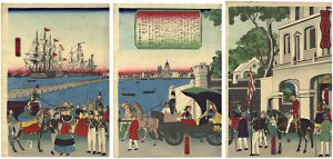 蛮国名勝尽競之内　英吉利龍動海口 ／ 芳虎