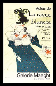 トゥールーズ＝ロートレック　”ラ・ルヴュ・ブランシュ” ◆ リトグラフ　パリ・マーグ画廊