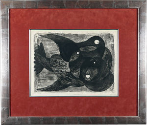 L'oiseau et le fruit ／ 駒井哲郎