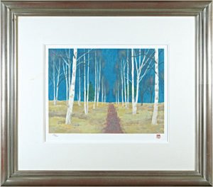 習作　白樺の丘 ／ 東山魁夷