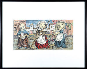 コンシェルジュ ／ 藤田嗣治（レオナール・フジタ）