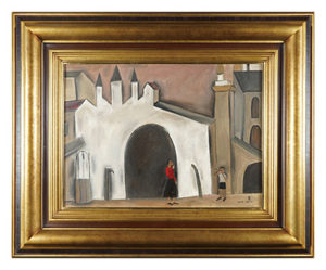 アビラの街角（スペイン） ／ 斎藤真一